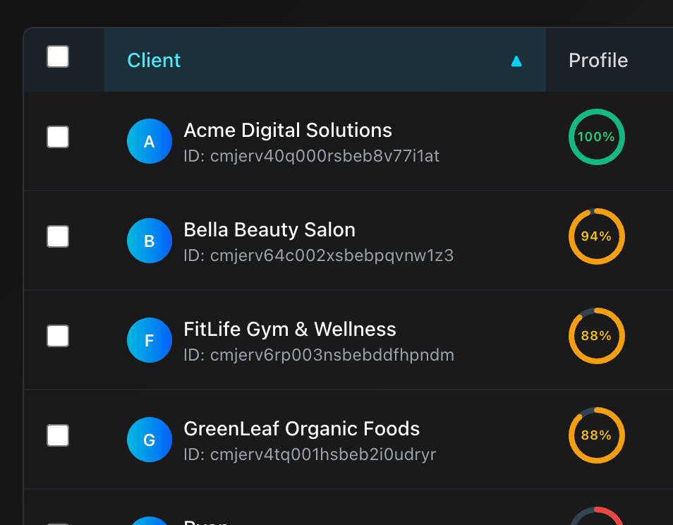 Client Management