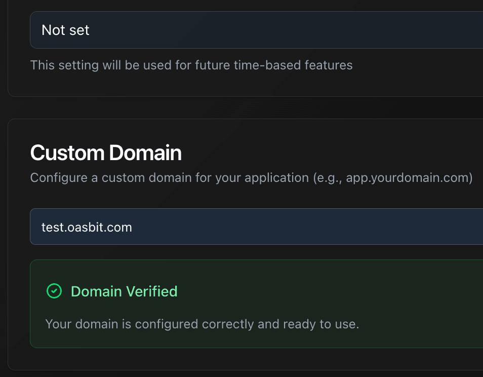 Settings & Configuration