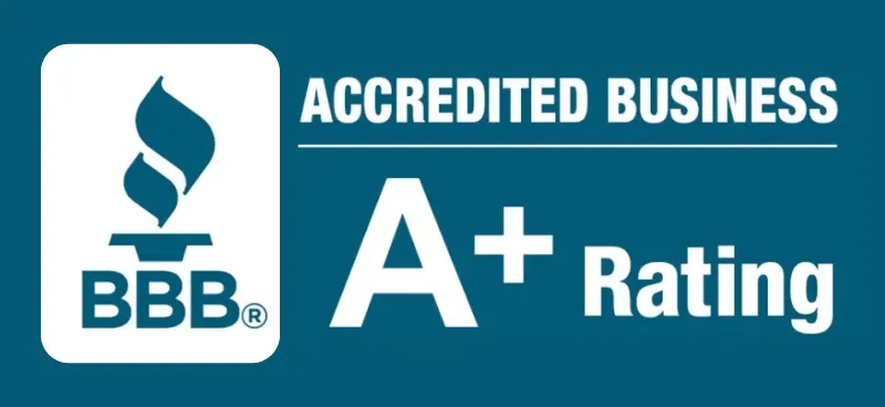 BBB Accredited Business — A+ Rating