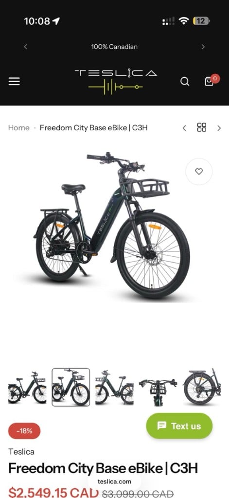Teslica eBikes Mobile