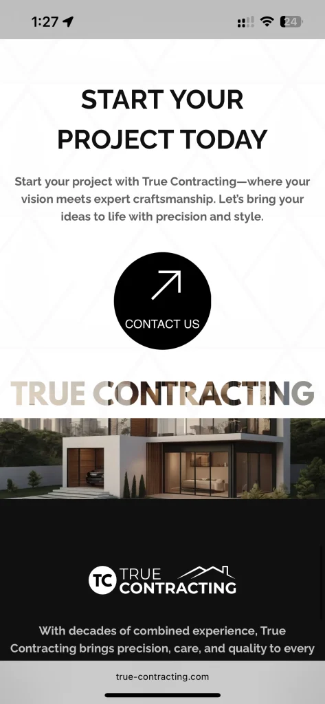 True Contracting Mobile